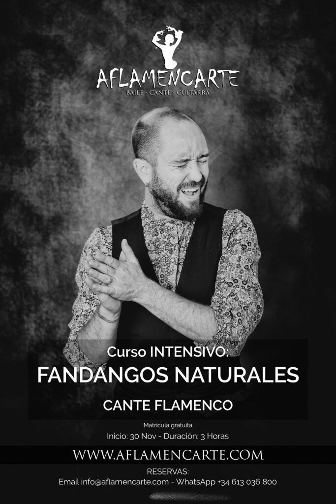 Curso INTENSIVO de Cante flamenco: FANDANGOS NATURALES